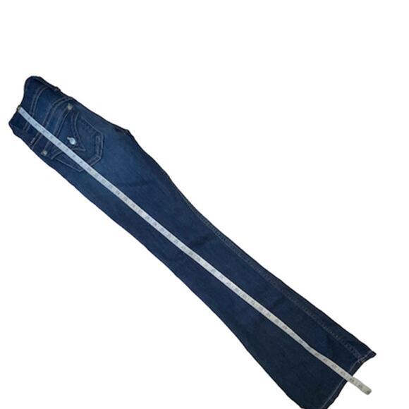 Hudson Mid Rise Signature Blue Denim Boot Cut Jeans Size 24 - Picture 16 of 16